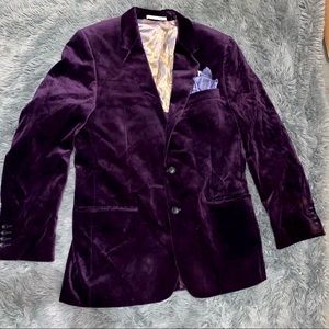 Bruce field Blazer and Giorgio Armani handkerchief